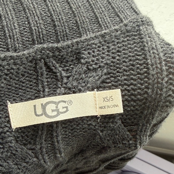 UGG Slate Grey Button-Up Women's Sweater - Picture 5 of 5